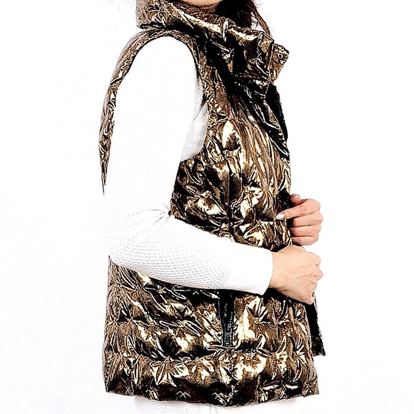 1 Left North Face Ltd Edition Goose Down Crop Puffer Vest - Picture 14 of 14